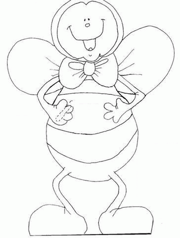 Pszczoły kolorowanki